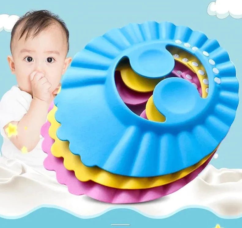 Visière chapeau pour douche bébé I ShampooCap™ – Bebechaleureux